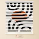 پرده زبرا طرح مینیمال کد MM-03