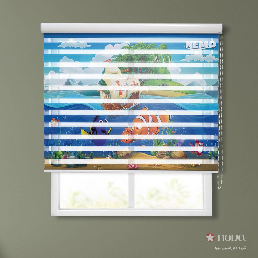 پرده زبرا طرح نمو کد KDS-26