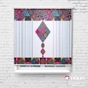 پرده شید تصویری طرح هنری اسلیمی سنتی کد ART-12