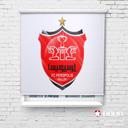 پرده شید تصویری طرح ورزشی لوگو باشگاه پرسپولیس کد SPT-13