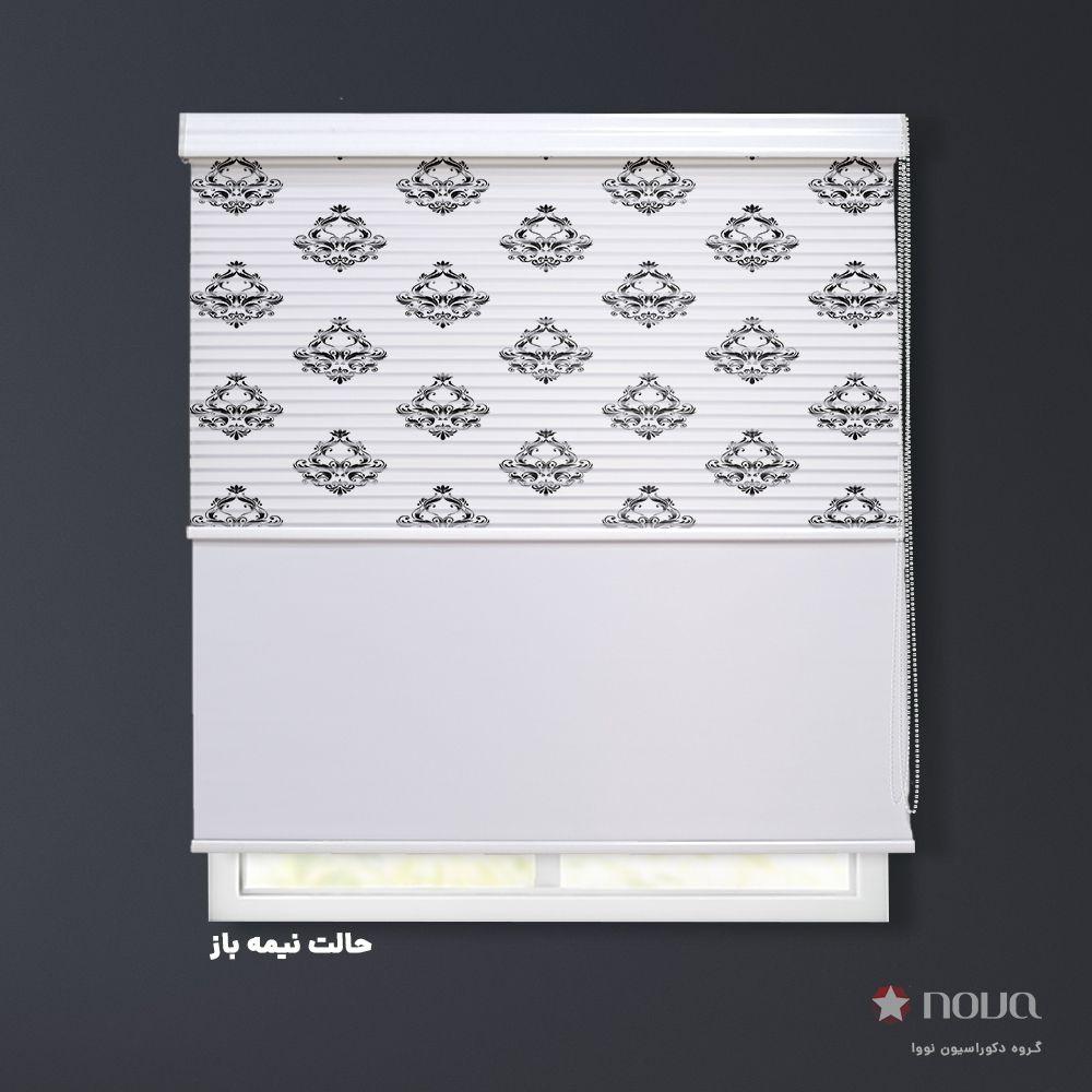 عکس محصول پرده شب و روز 1 سانتی پترن کلاسیک طرح داماسک کد PAT-19