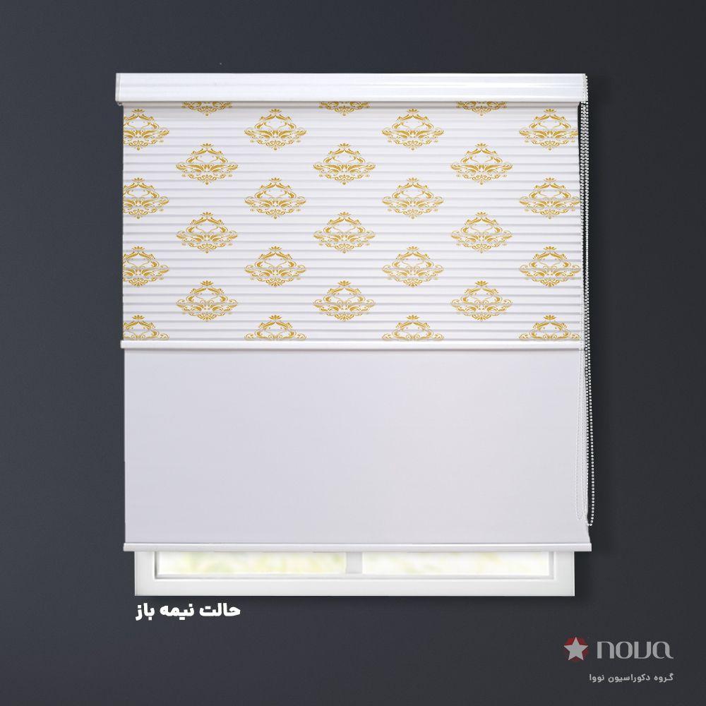 عکس محصول پرده شب و روز 1 سانتی پترن کلاسیک طرح داماسک کد PAT-20