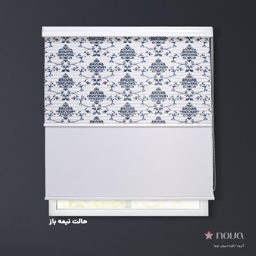 عکس محصول پرده شب و روز 1 سانتی پترن کلاسیک طرح داماسک کد PAT-22