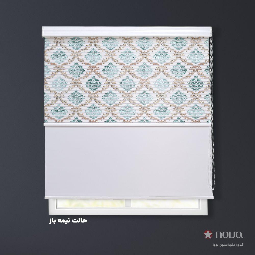 عکس محصول پرده شب و روز 1 سانتی پترن کلاسیک طرح داماسک کد PAT-24