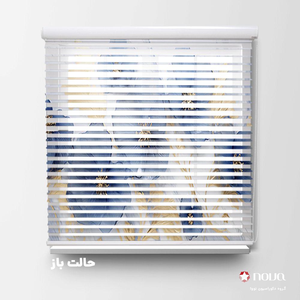 عکس محصول پرده سیلوئت تصویری طرح گل کد FLW-34