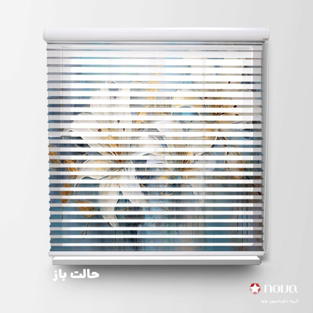 عکس محصول پرده سیلوئت تصویری طرح گل کد FLW-41