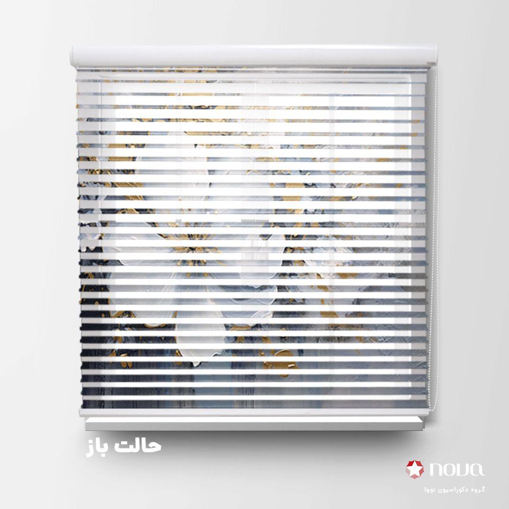 عکس محصول پرده سیلوئت تصویری طرح گل کد FLW-42