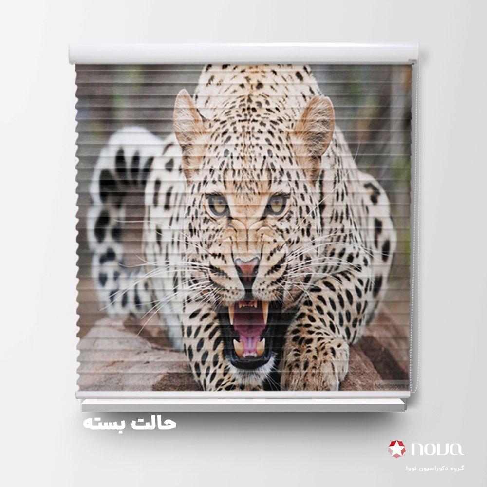 پرده سیلوئت تصویری طرح پلنگ کد ANM-13