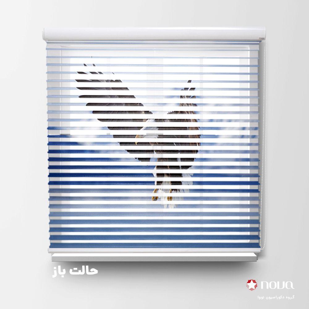 عکس محصول پرده سیلوئت تصویری طرح عقاب کد ANM-03