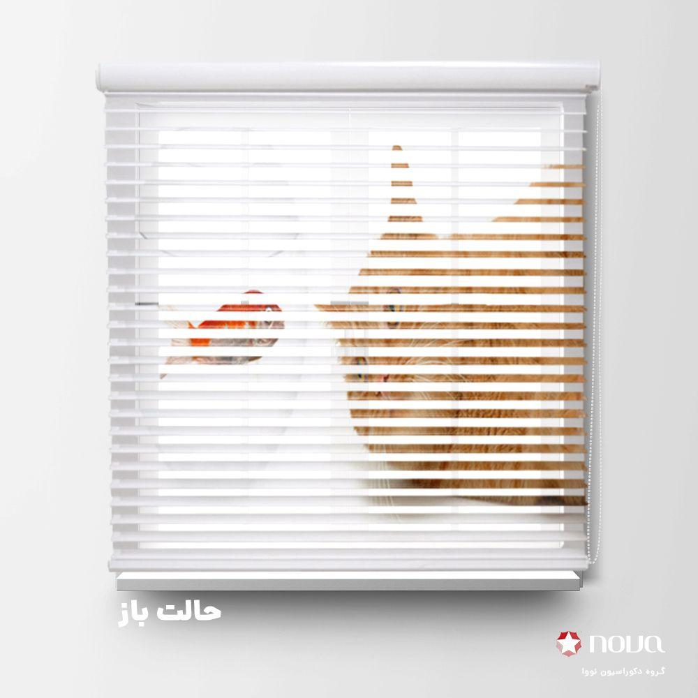 عکس محصول پرده سیلوئت تصویری طرح گربه شیطون کد ANM-08