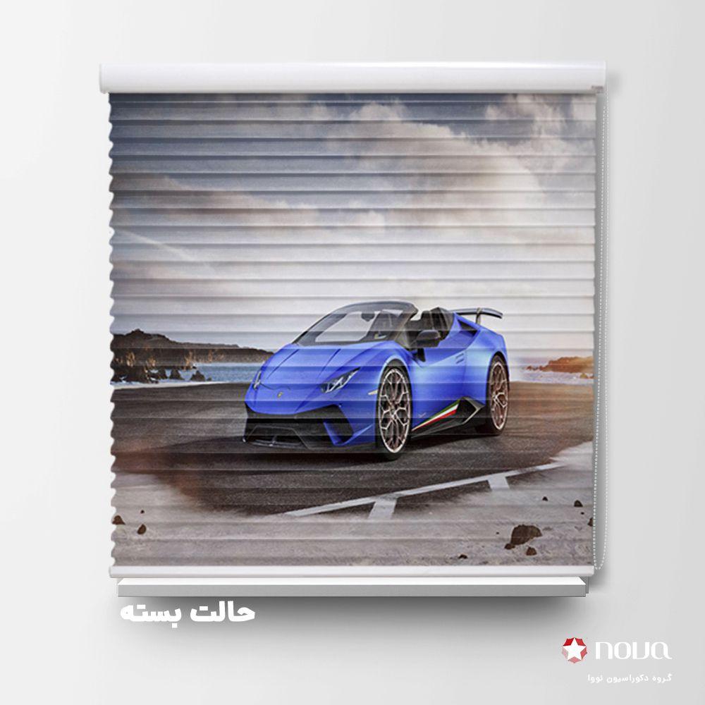 پرده سیلوئت تصویری طرح ماشین لامبورگینی کد CAR-01