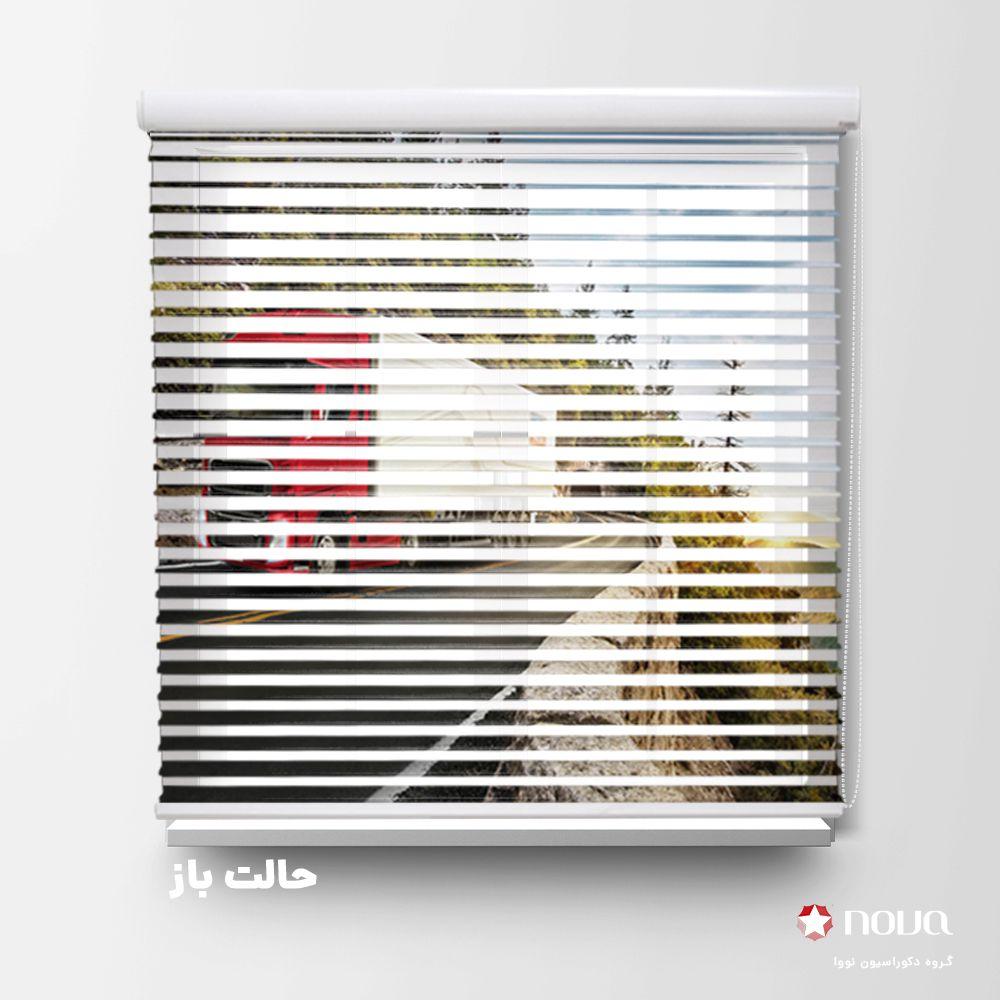 عکس محصول پرده سیلوئت تصویری طرح لوکوموتیو کد CAR-10