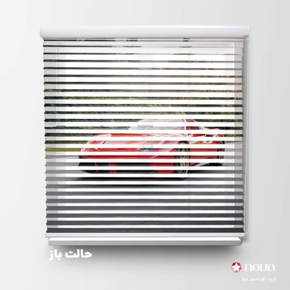 عکس محصول پرده سیلوئت تصویری طرح ماشین مرسدس بنز کد CAR-13
