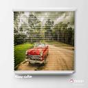 پرده سیلوئت تصویری طرح ماشین شورلت کلاسیک کد CAR-16