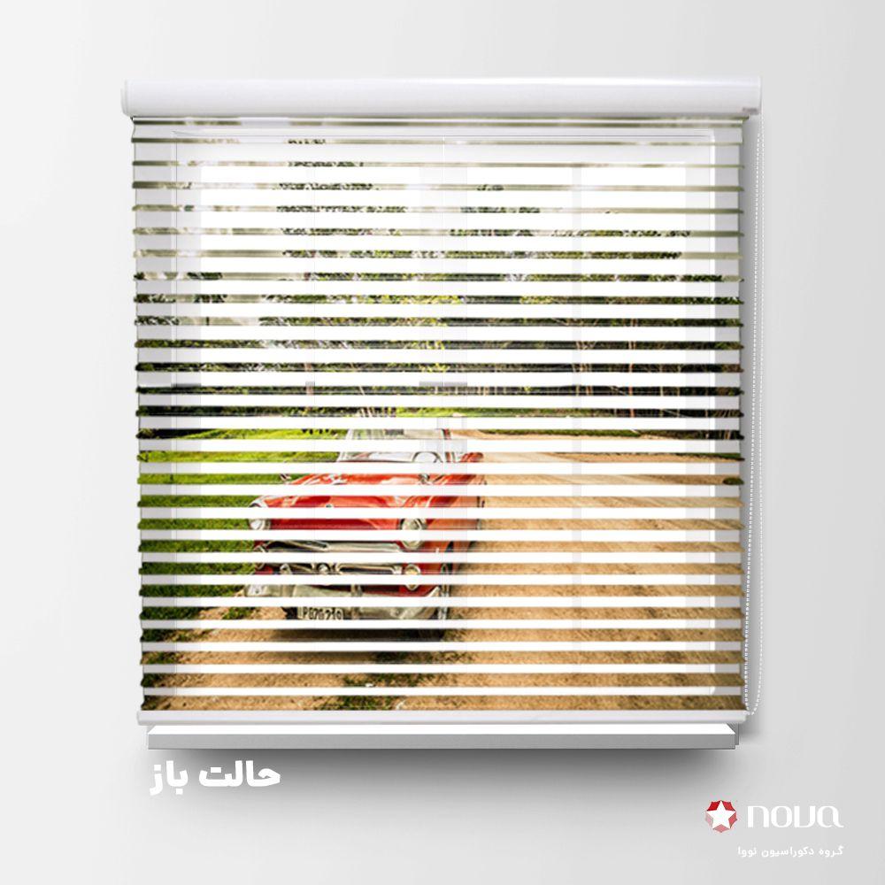 عکس محصول پرده سیلوئت تصویری طرح ماشین شورلت کلاسیک کد CAR-16