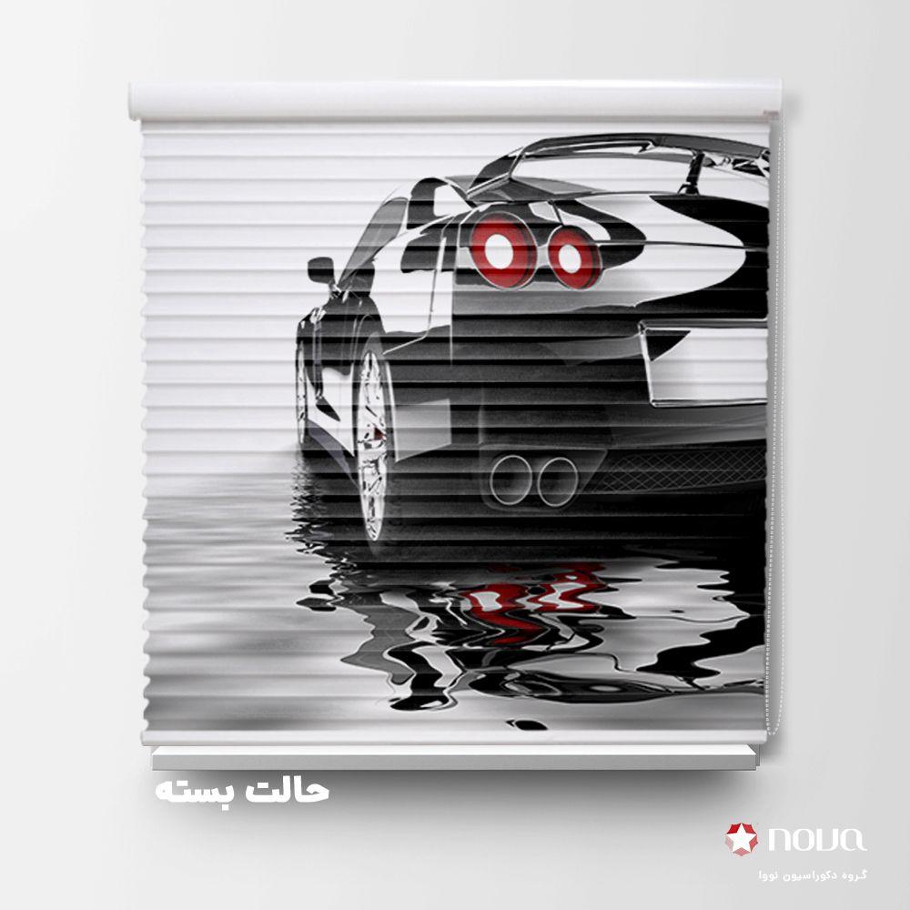 پرده سیلوئت تصویری طرح ماشین اسپرت CAR-02