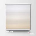 پرده سیلوئت طرح گردینت رنگ کرم کد HS-01