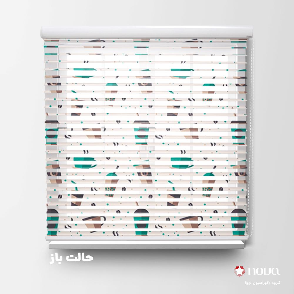 عکس محصول پرده سیلویت پترن آشپزخانه طرح کد PAT-11