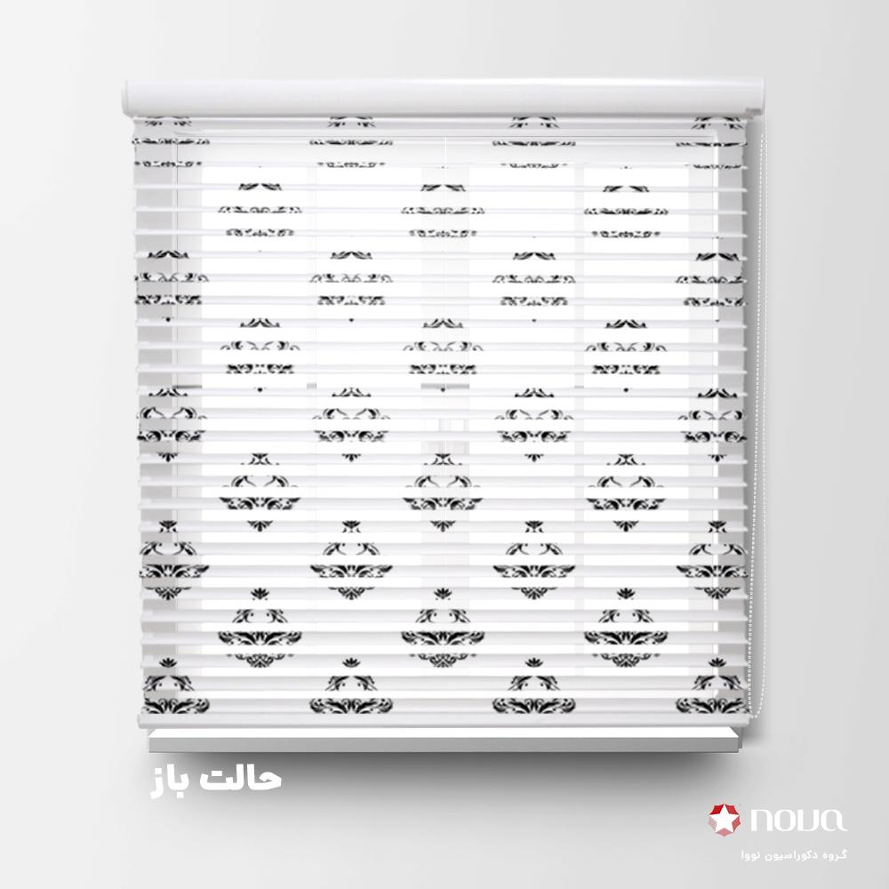 عکس محصول پرده سیلویت پترن کلاسیک طرح داماسک کد PAT-19