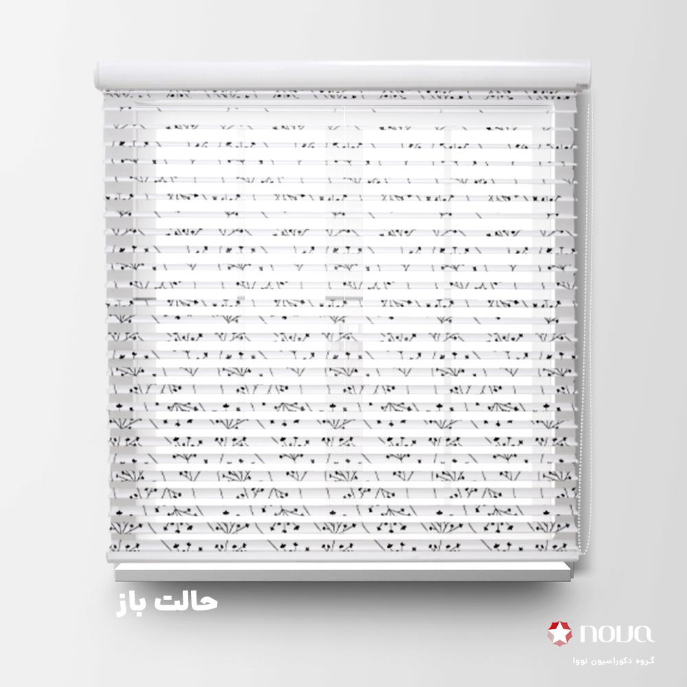 عکس محصول پرده سیلویت پترن فانتزی طرح گل کد PAT-43