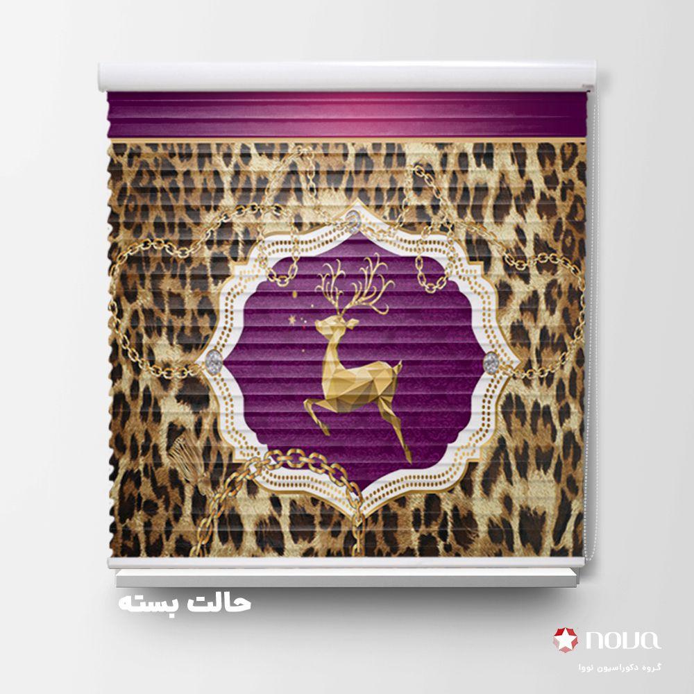 پرده سیلوئت تصویری طرح هنری کوبیسم رنگی کد ART-04