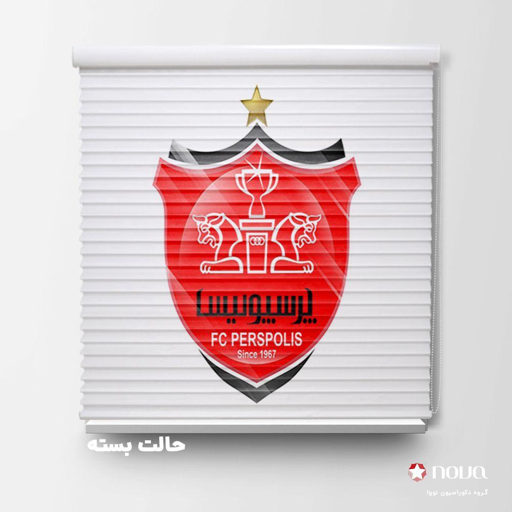 پرده سیلوئت تصویری طرح ورزشی لوگو باشگاه پرسپولیس SPT-13
