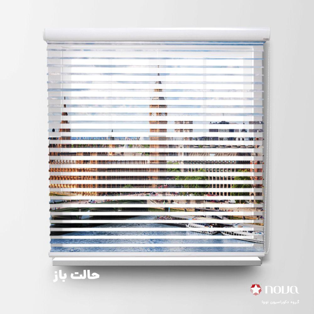 عکس محصول پرده سیلوئت تصویری طرح شهر لندن برج ساعت کد CIT-12