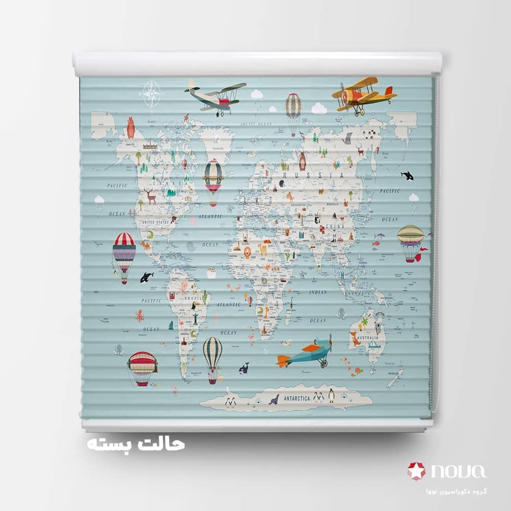 پرده سیلوئت طرح جهانگرد کوچولو کد KDS-39