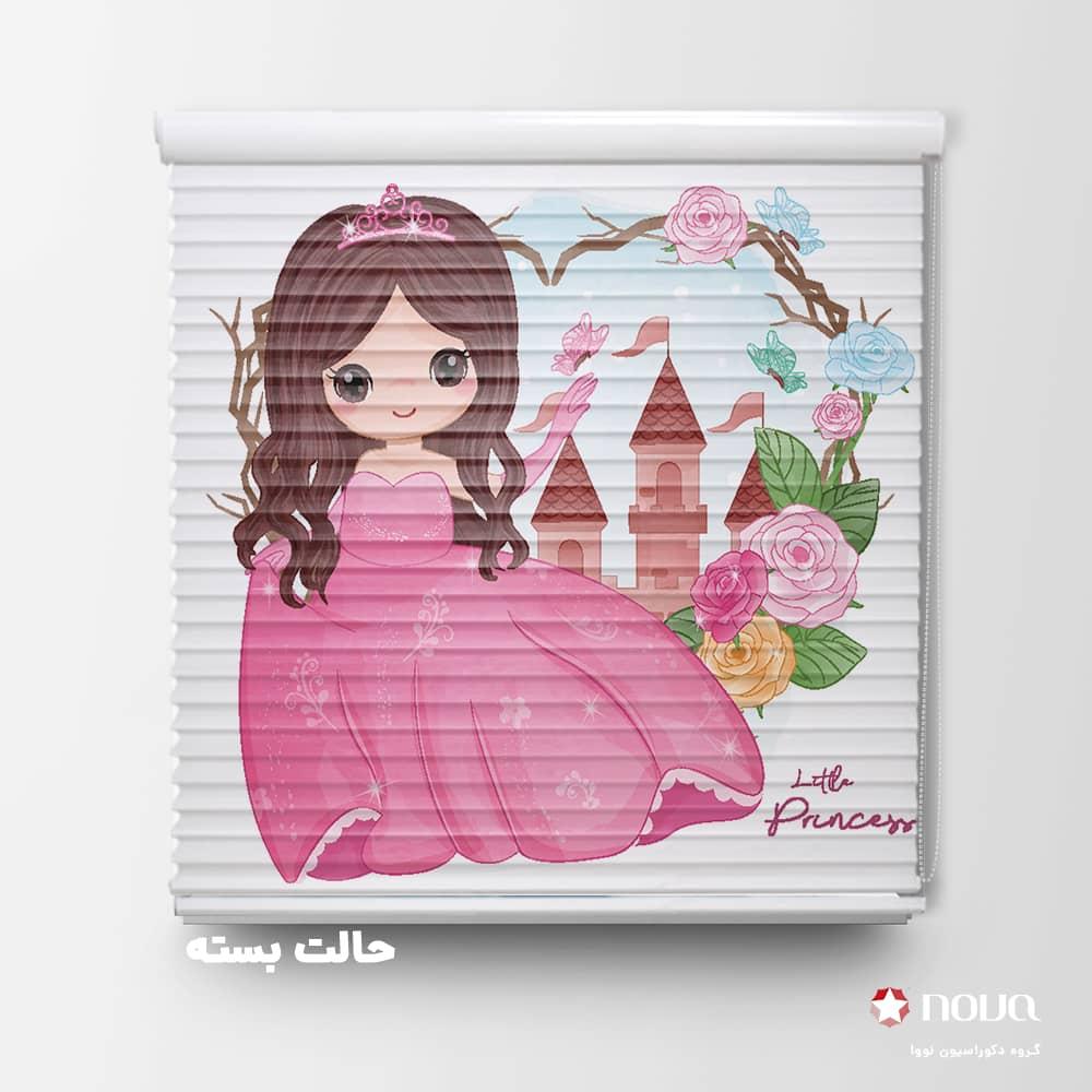 پرده سیلوئت طرح پرنسس کوچولو کد KDS-49