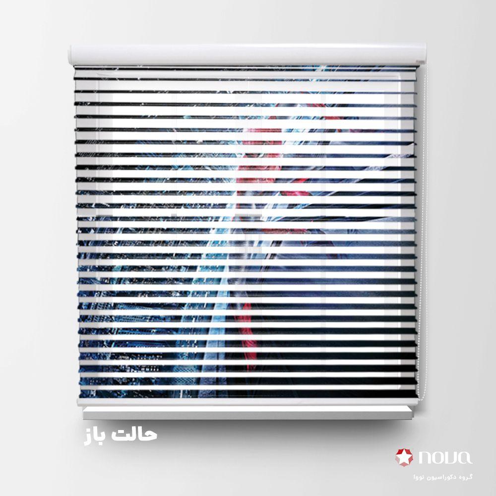 عکس محصول پرده سیلوئت تصویری طرح کودک اسپایدر من کد KDS-09