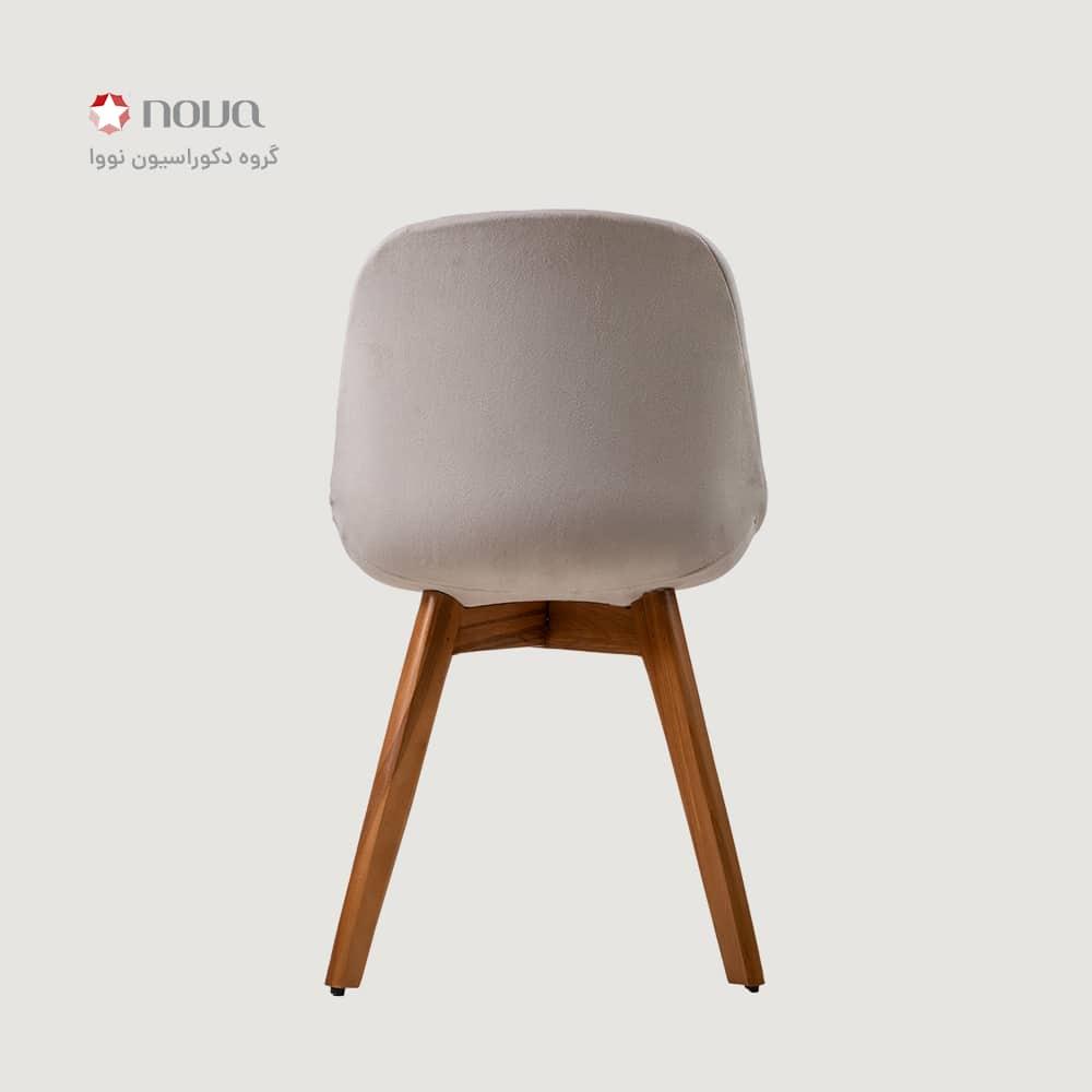 عکس محصول صندلی مدرن پایه چوبی روکش مخمل مدل مایا
