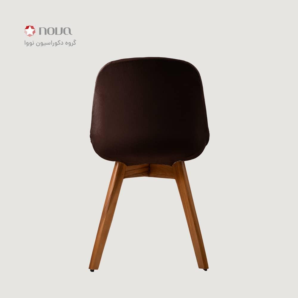 عکس محصول صندلی مدرن پایه چوبی روکش مخمل مدل مایا