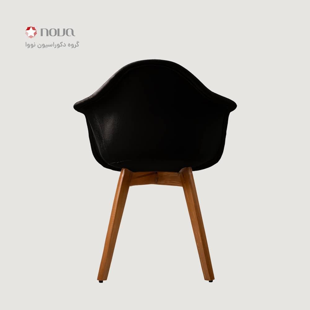 عکس محصول صندلی مدرن پایه چوبی روکش مخمل مدل لارا