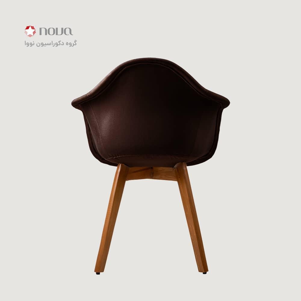 عکس محصول صندلی مدرن پایه چوبی روکش مخمل مدل لارا