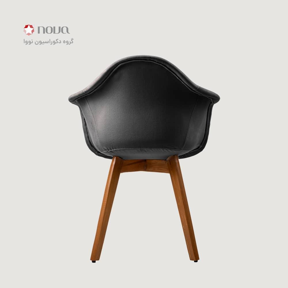 عکس محصول صندلی مدرن پایه چوبی روکش مخمل مدل لارا