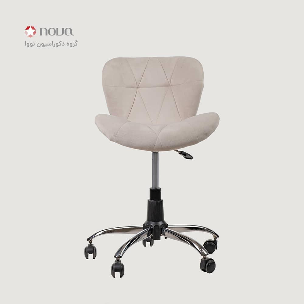 عکس محصول صندلی گردون زین اسبی روکش مخمل