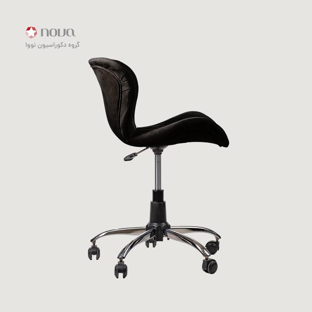 عکس محصول صندلی گردون زین اسبی روکش مخمل