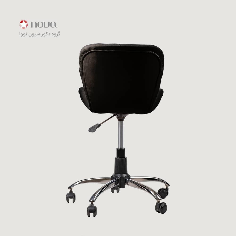 عکس محصول صندلی گردون زین اسبی روکش مخمل