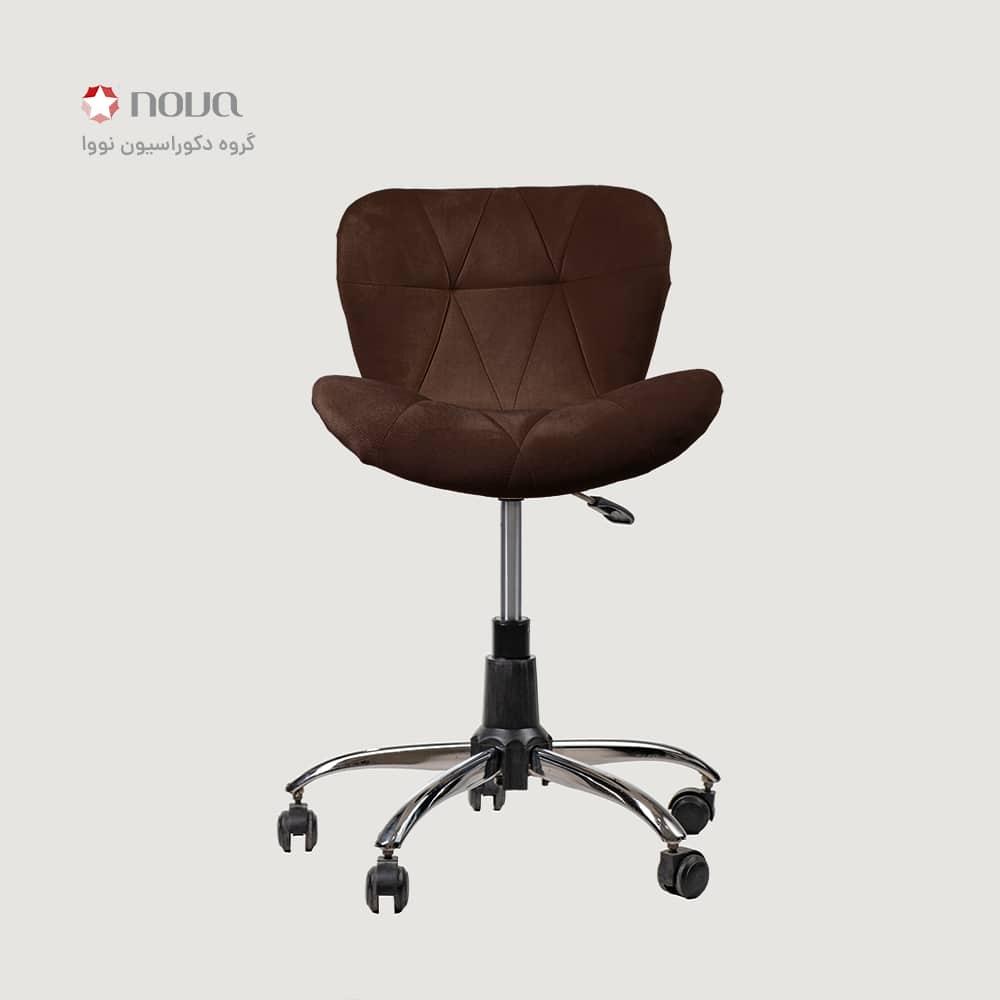 عکس محصول صندلی گردون زین اسبی روکش مخمل