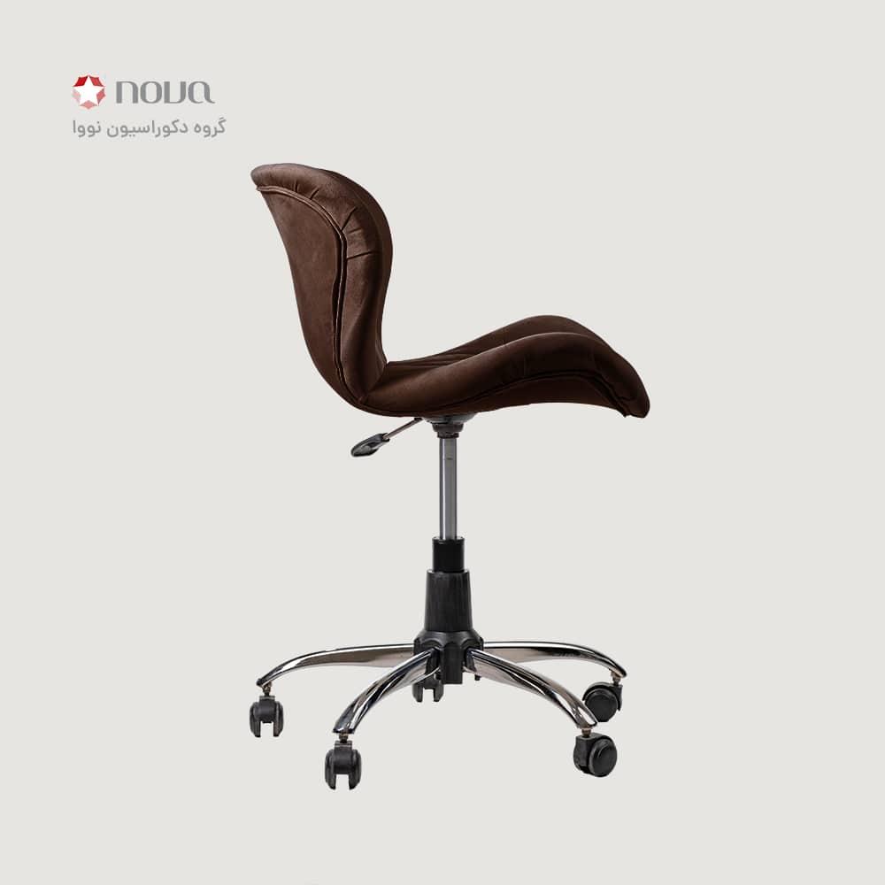 عکس محصول صندلی گردون زین اسبی روکش مخمل