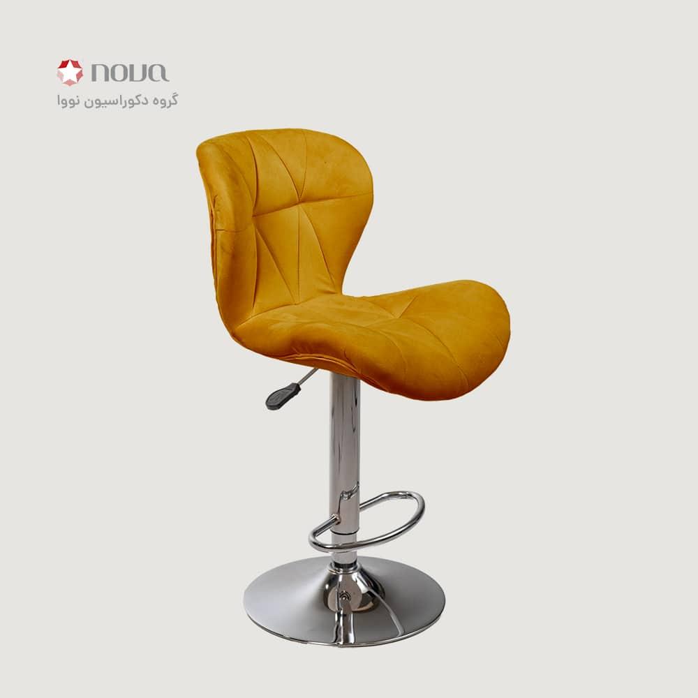 صندلی گردون اپنی زین اسبی روکش مخمل