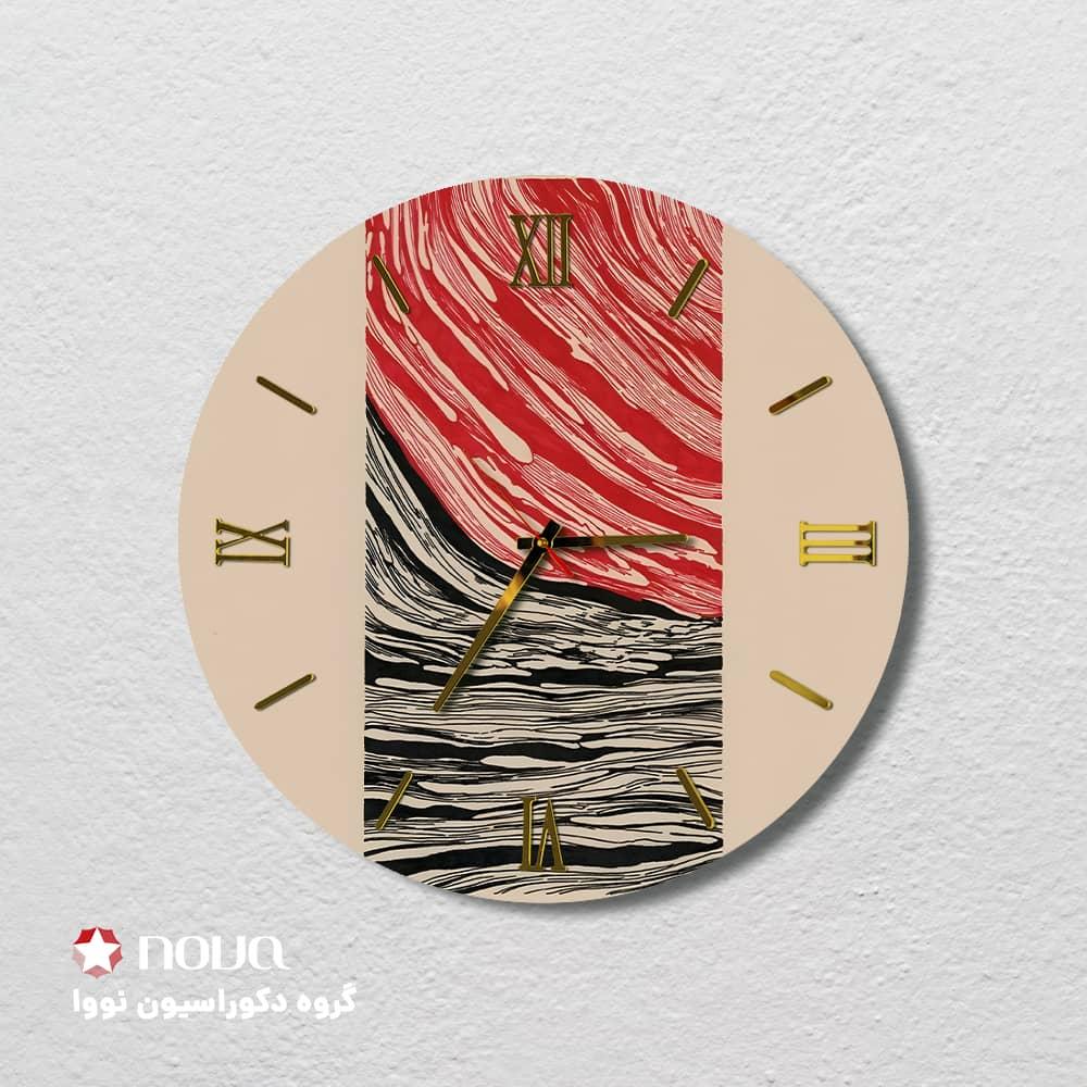 ساعت دیواری مدرن طرح فانتزی کد CLK-22
