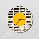 ساعت دیواری مدرن طرح نور کد CLK-31