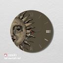 ساعت دیواری مدرن طرح نیمه پنهان کد CLK-41