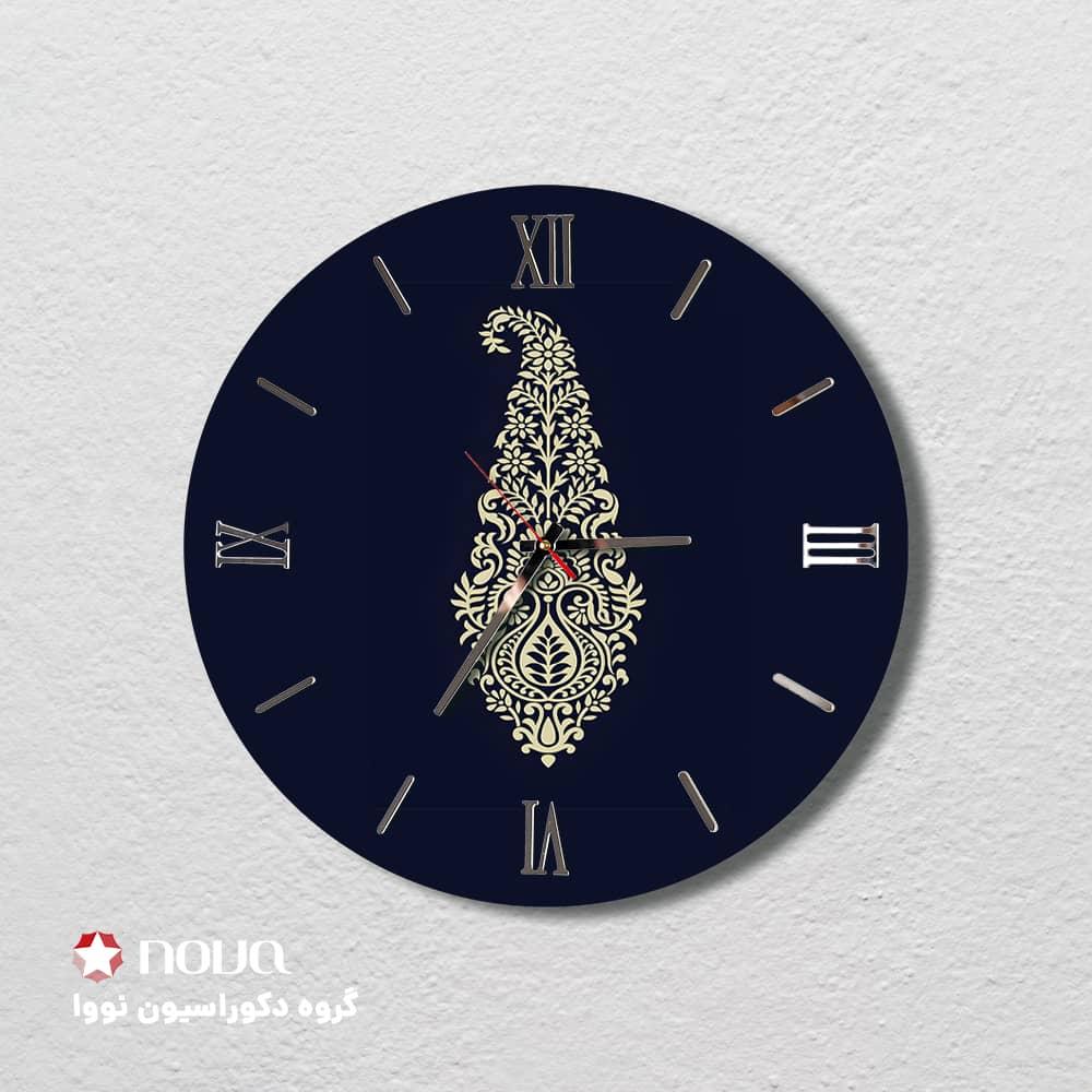 ساعت دیواری مدرن طرح سنتی کد CLK-03