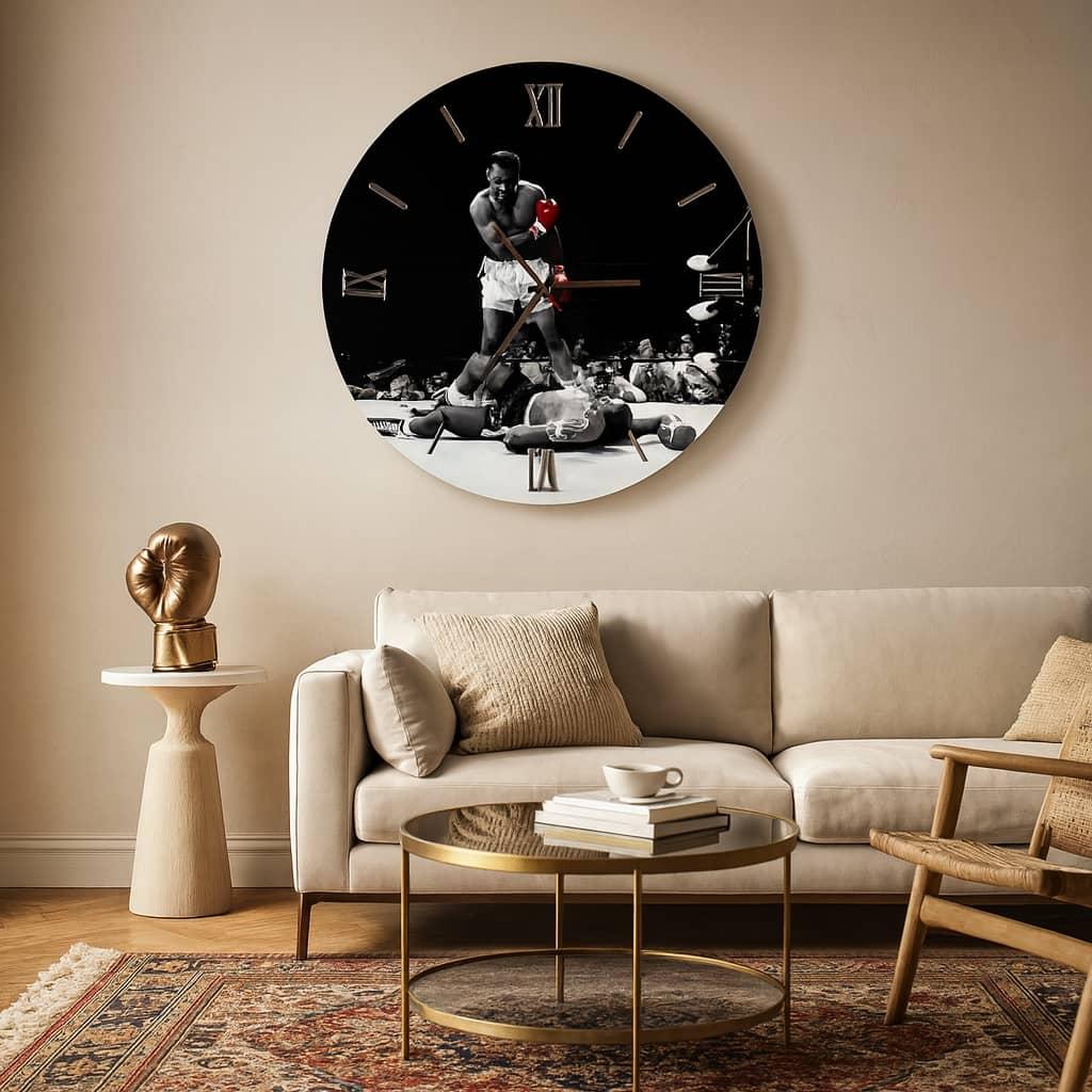 عکس محصول ساعت دیواری مدرن طرح ورزشی کد CLK-58
