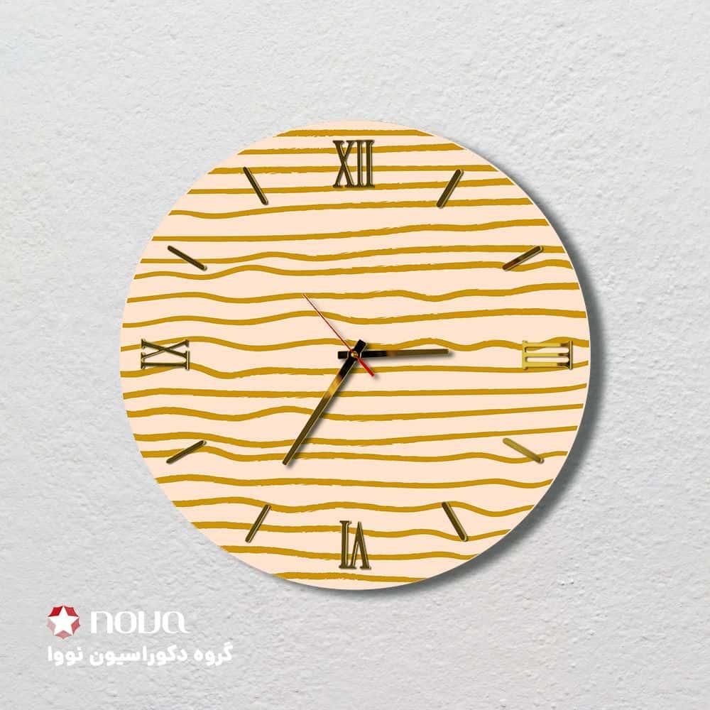 ساعت دیواری مدرن طرح مینیمال کد CLK-21