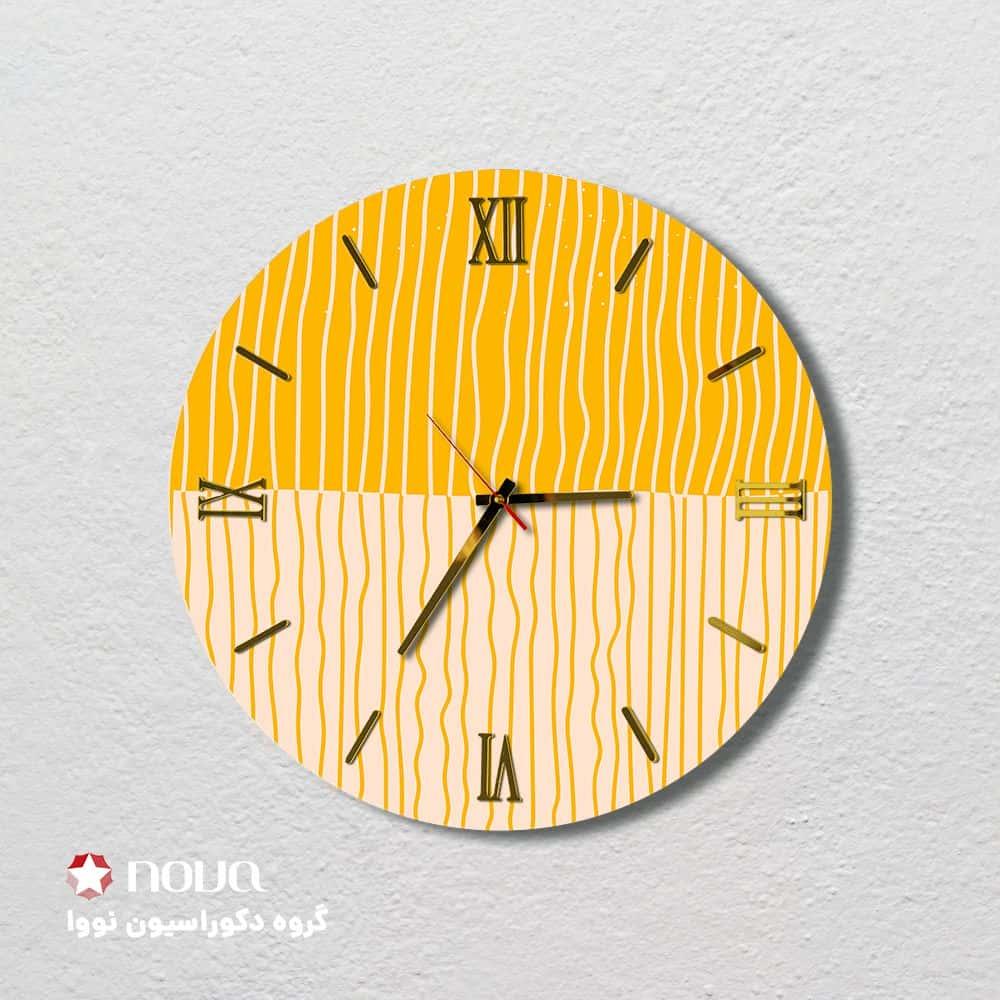 ساعت دیواری مدرن طرح مینیمال کد CLK-23
