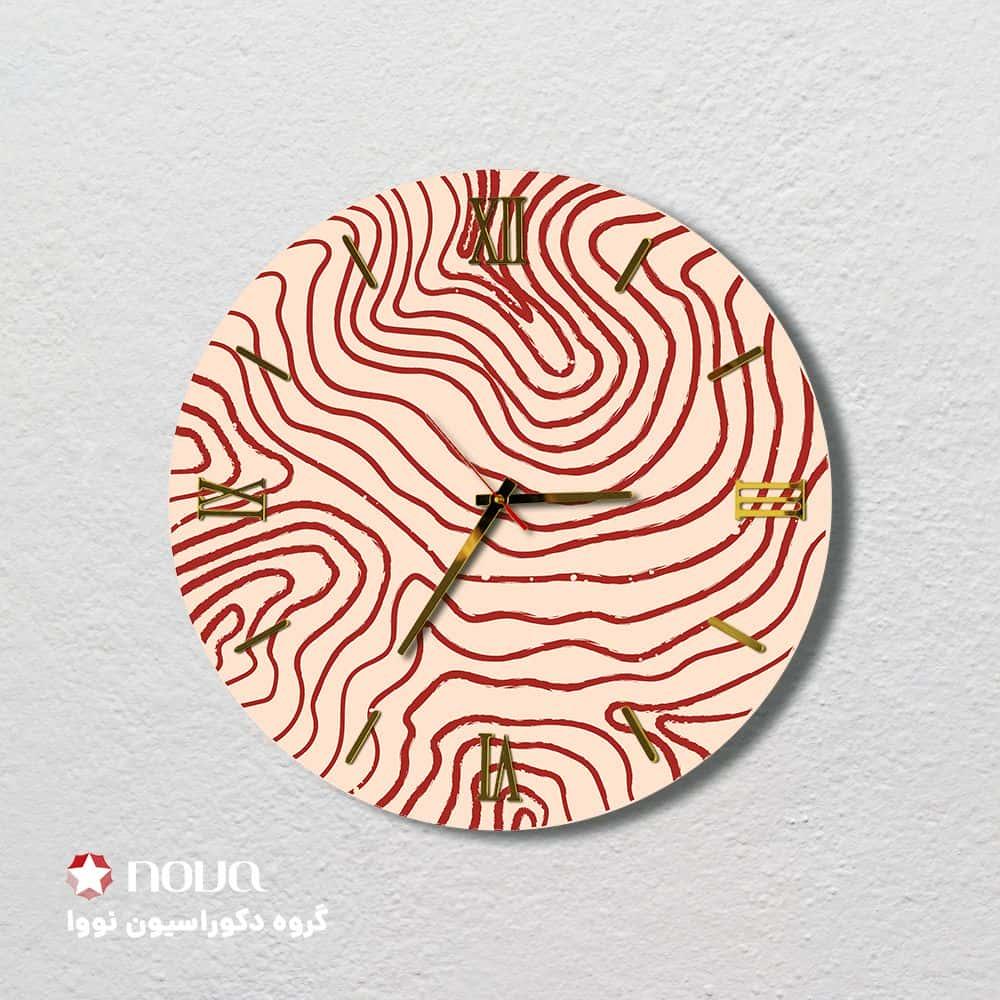 ساعت دیواری مدرن طرح مینیمال کد CLK-24