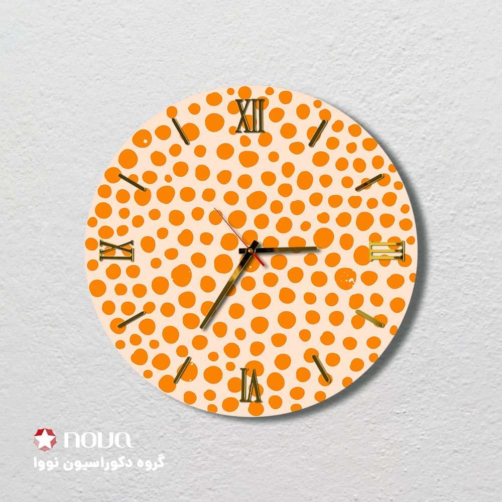 ساعت دیواری مدرن طرح مینیمال کد CLK-25